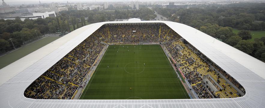Le nouveau stade Rudolf-Harbig Dresden